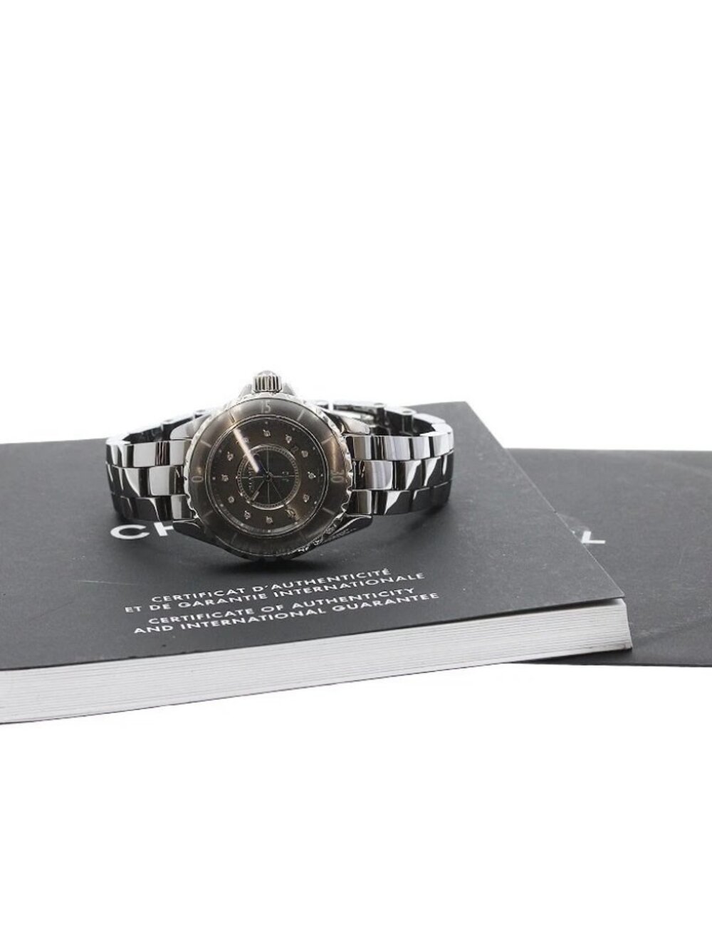 CHANEL J12 chromatic 33mm H3241 12P diamond gray Dial Quartz Ladies Watch_958259 - Picture 2 of 7